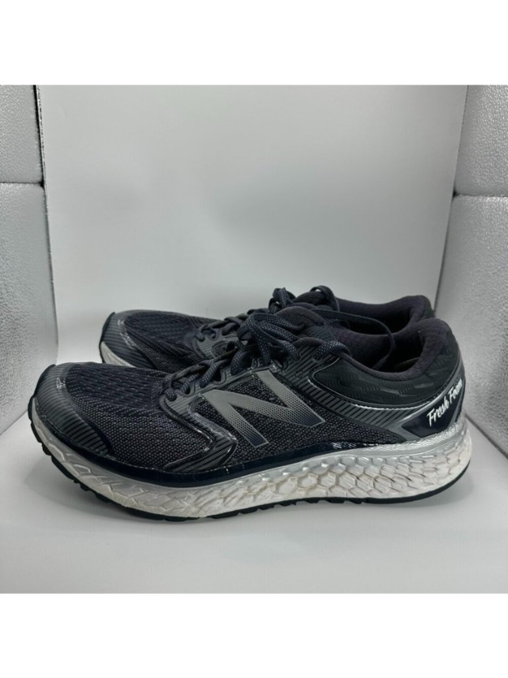 New Balance Fresh Foam 1080 v7 Shoes Womens D Size 12 Black Running Cushioned - Picture 4 of 13